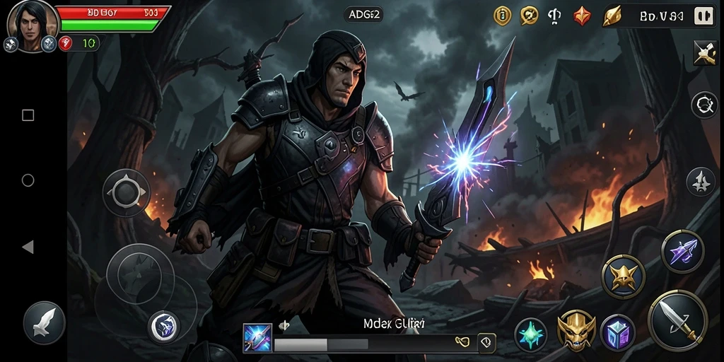 Screenshot ADG62 menunjukkan aksi pertempuran yang mendebarkan di lapangan.