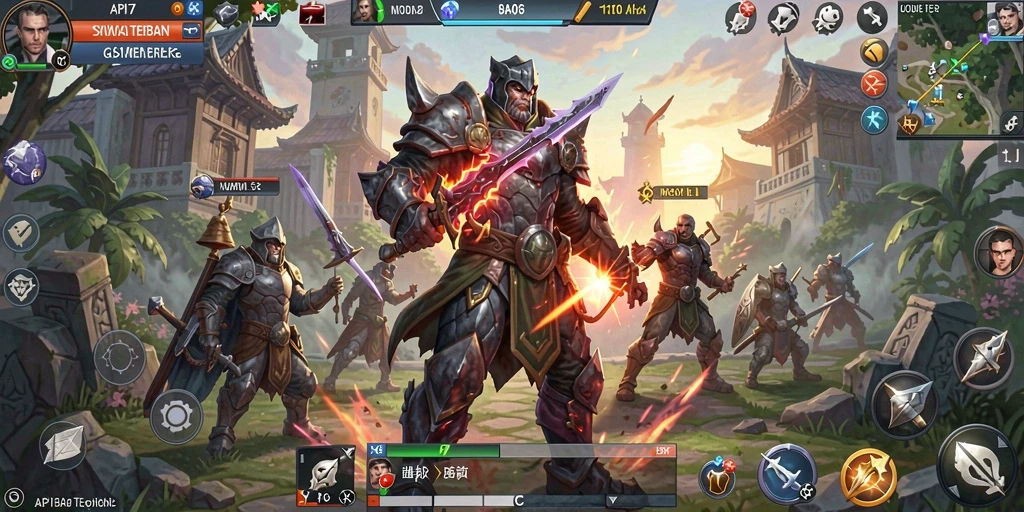 Tampilan penuh aksi dari gameplay API77 yang menegangkan.