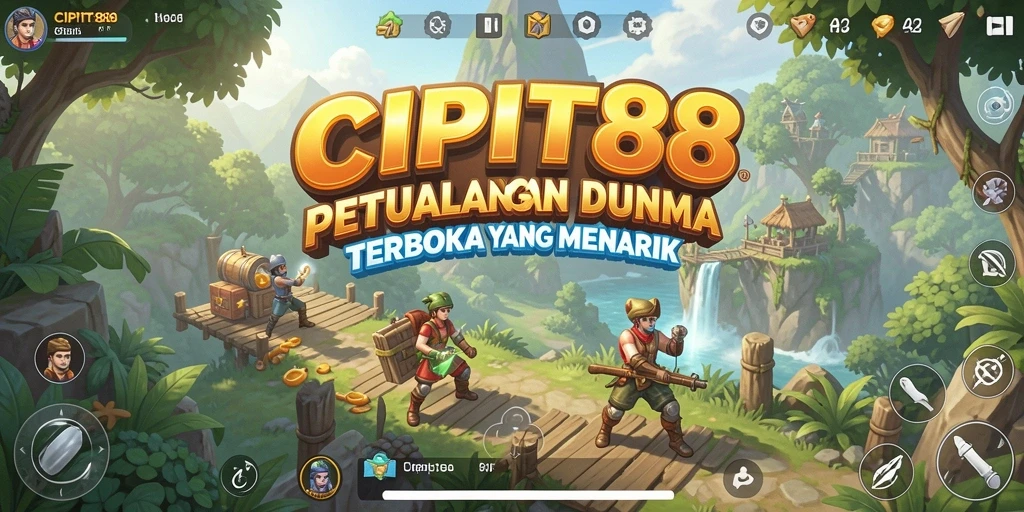 Tampilan gameplay seru di dunia Open World CIPIT88.