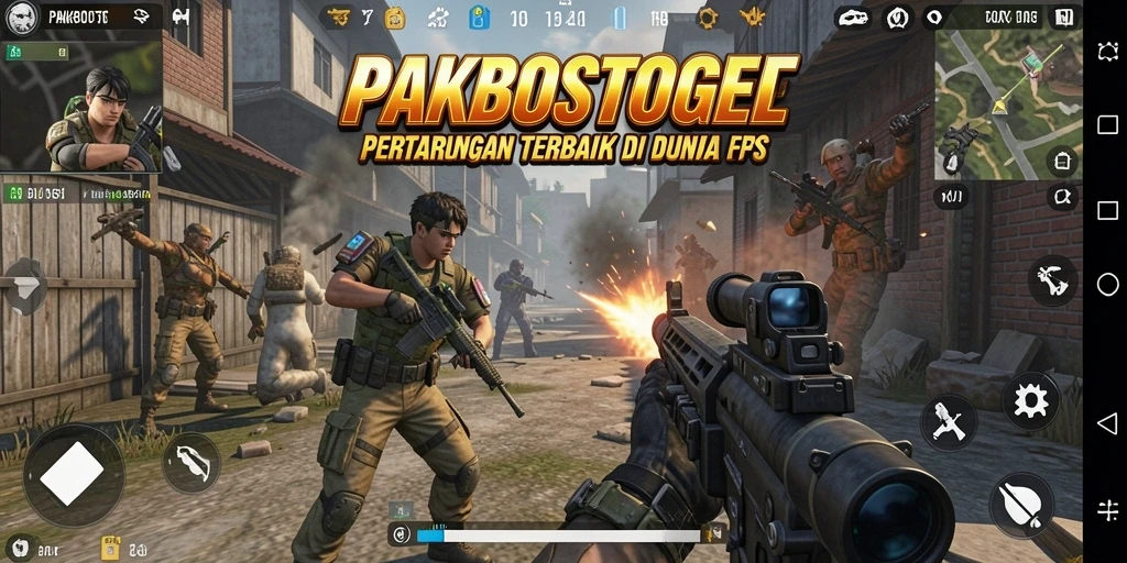 Tampilan gameplay PAKBOSTOGEL yang mendebarkan dan penuh aksi.