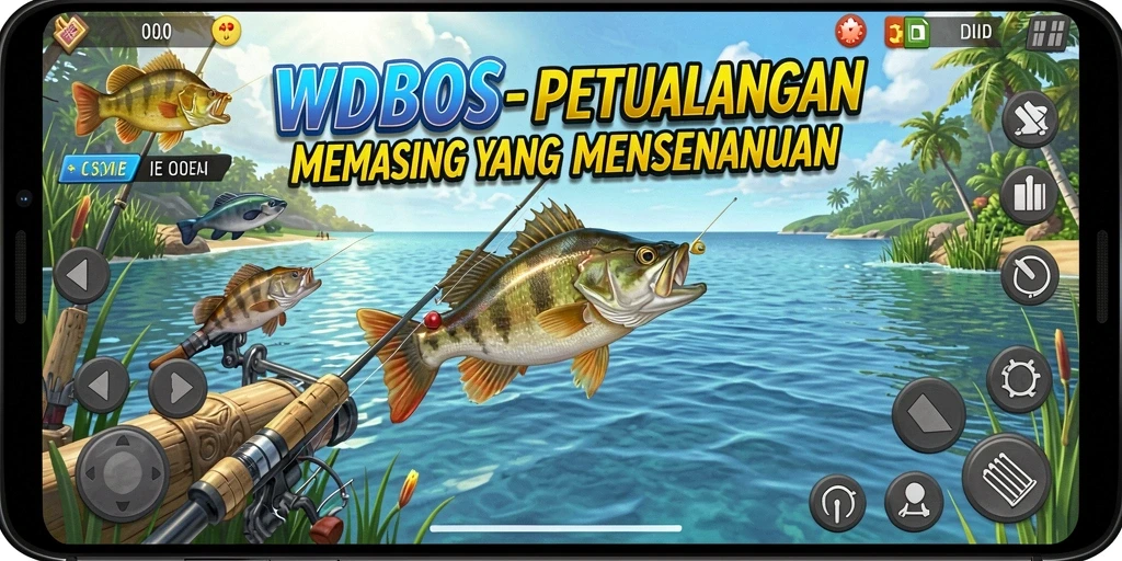 Tangkapan ikan yang menakjubkan dalam gameplay WDBOS.
