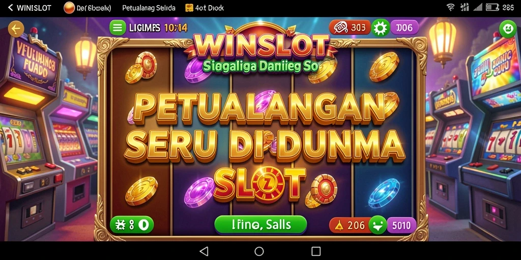 Tampilan gameplay WINSLOT yang menarik dengan elemen petualangan.