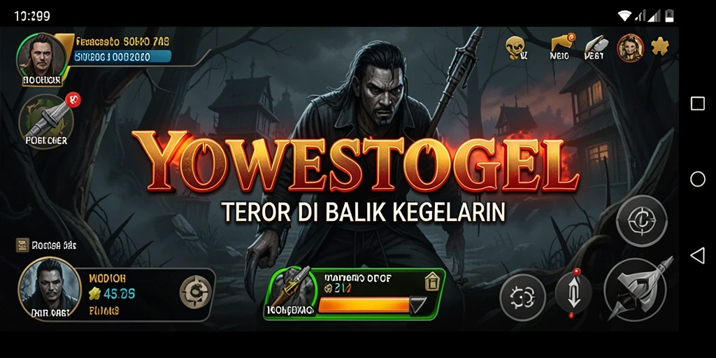 Tampilan gameplay YOWESTOGEL yang menakutkan dan mencekam.